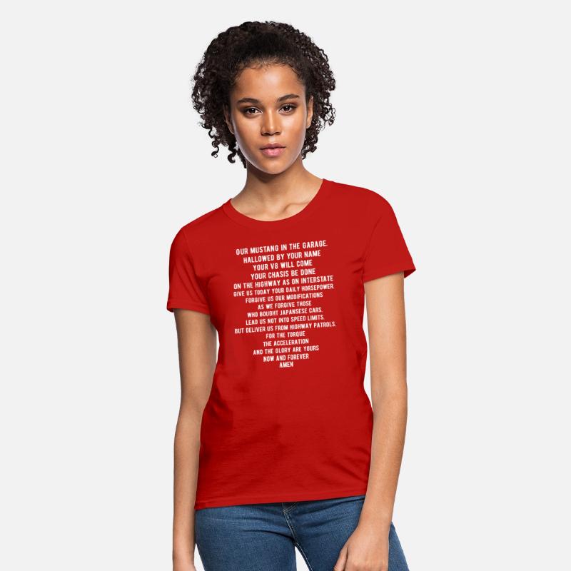 Funny Mustang Car Lords Prayer' Women's 